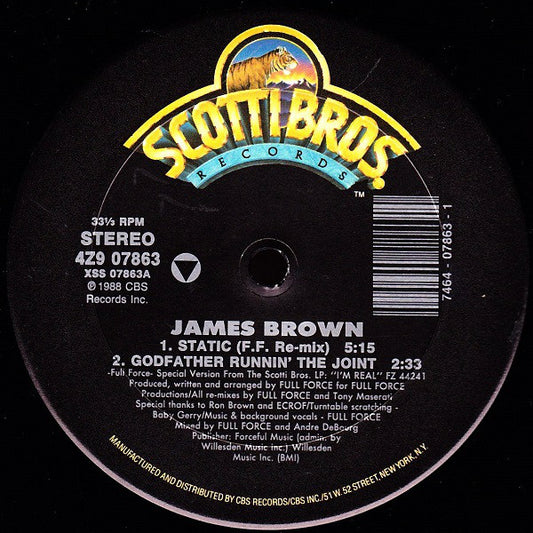 James Brown : Static (12")