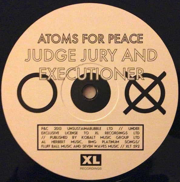 Atoms For Peace (2) : Judge Jury And Executioner  (12", Single, Ltd, Emb)