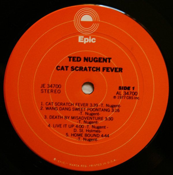 Ted Nugent : Cat Scratch Fever (LP, Album, Ter)