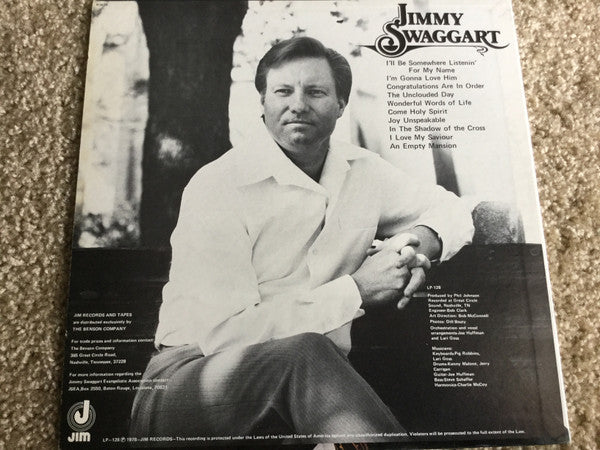 Jimmy Swaggart : Somewhere Listenin' (LP, Album)