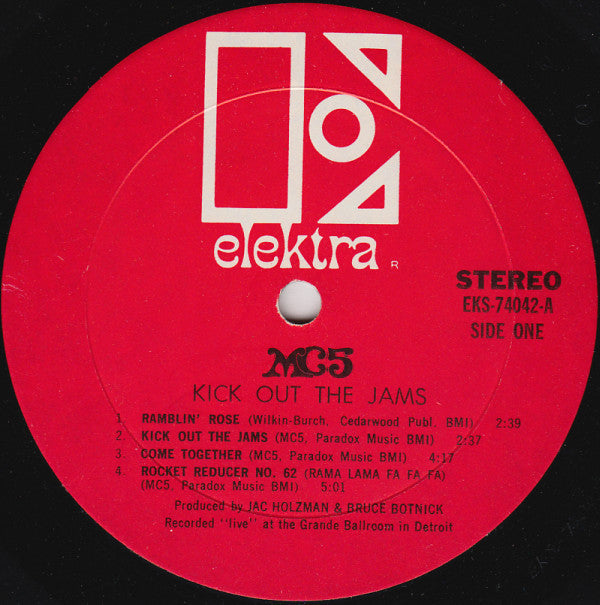 MC5 : Kick Out The Jams (LP, Album, RE, Cen)