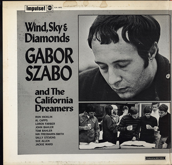 Gabor Szabo And The California Dreamers : Wind, Sky And Diamonds (LP, Mono, Promo)