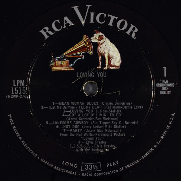 Elvis Presley : Loving You (LP, Album, Mono, Hol)
