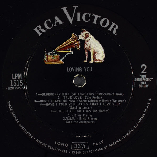 Elvis Presley : Loving You (LP, Album, Mono, Hol)