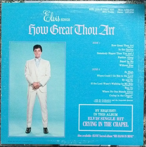 Elvis Presley : How Great Thou Art (LP, Album)
