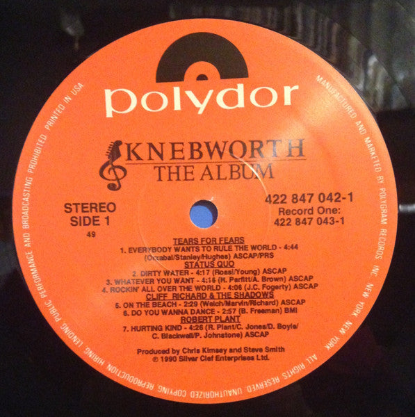 Various : Knebworth (2xLP, Album, Gat)