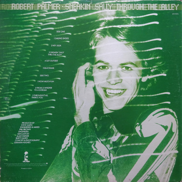 Robert Palmer : Sneakin' Sally Through The Alley (LP, Album, RE, Win)