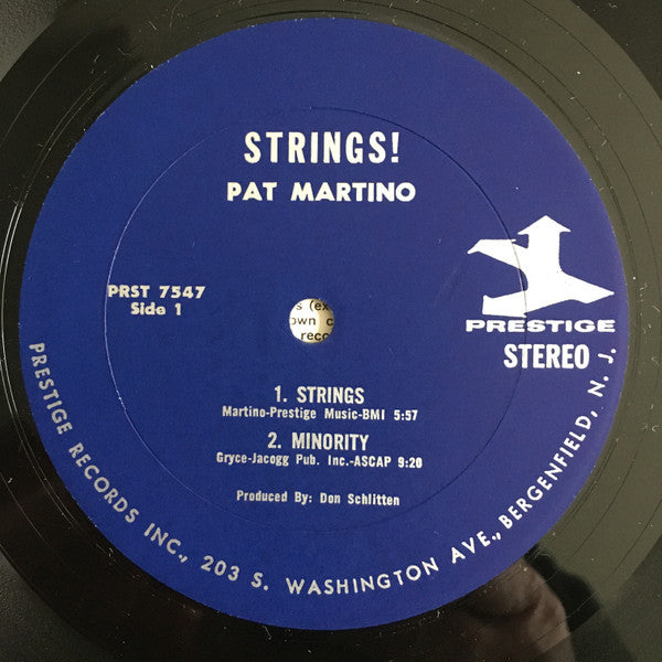 Pat Martino : Strings! (LP, Album)