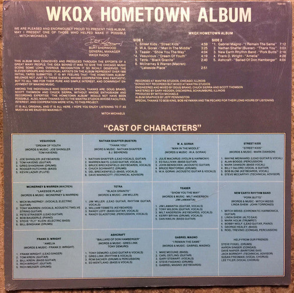 Various : WKQX Hometown Album (LP)