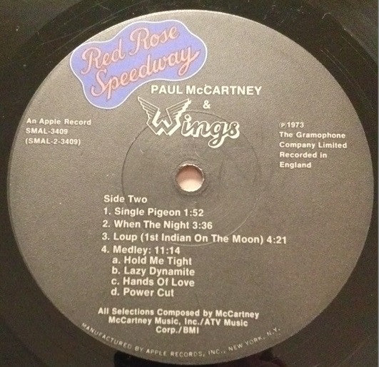 Paul McCartney & Wings* : Red Rose Speedway (LP, Album, Jac)