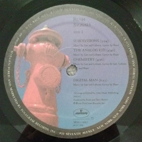 Rush : Signals (LP, Album, PRC)