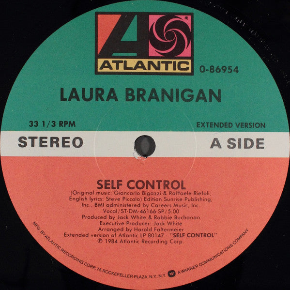 Laura Branigan : Self Control (12", Maxi)