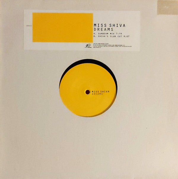 Miss Shiva : Dreams (12")