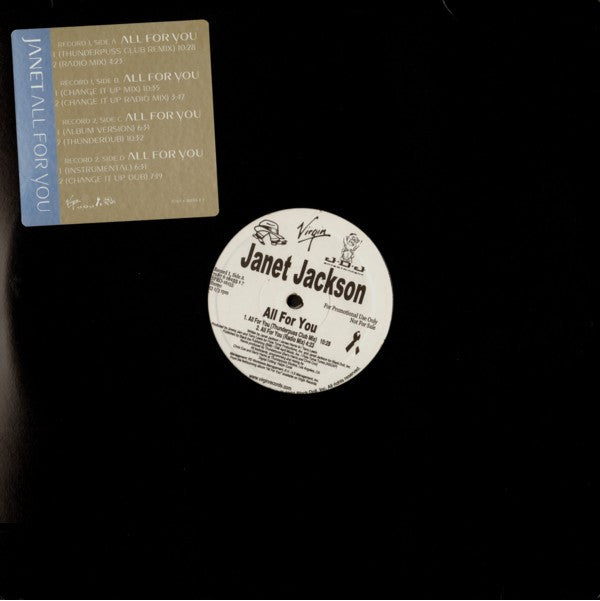 Janet Jackson : All For You (2x12", Promo)