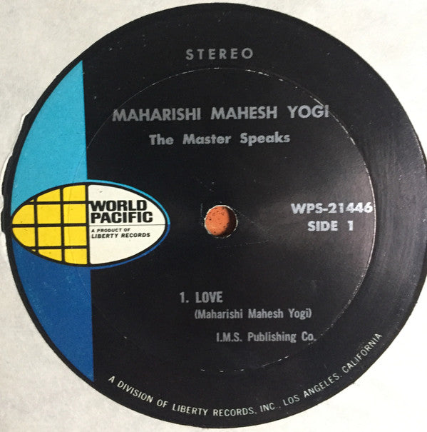 Maharishi Mahesh Yogi : The Master Speaks (LP, Album)