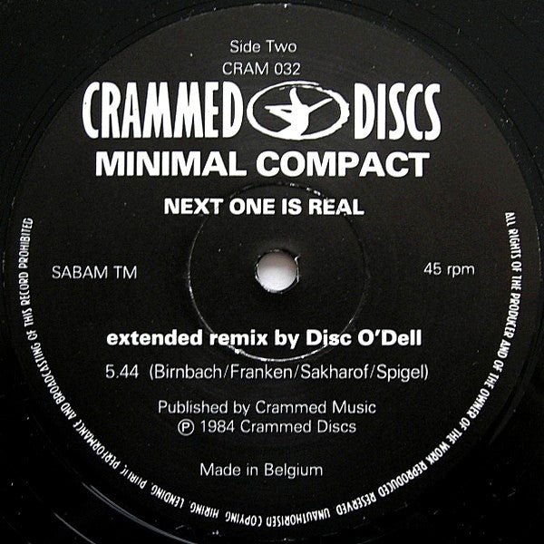 Minimal Compact : Next One Is Real (12")