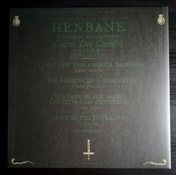 Cultes Des Ghoules : Henbane (2xLP, Album, Ltd)