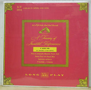 Enrico Caruso : Caruso In Opera And Song (LP, Comp)