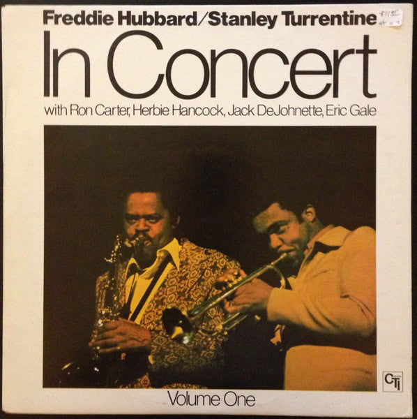 Freddie Hubbard / Stanley Turrentine : In Concert Volume One (LP, Album)