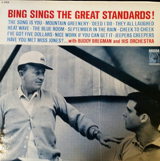 Bing Crosby With The Buddy Bregman Orchestra : Bing Sings The Great Standards! (LP)