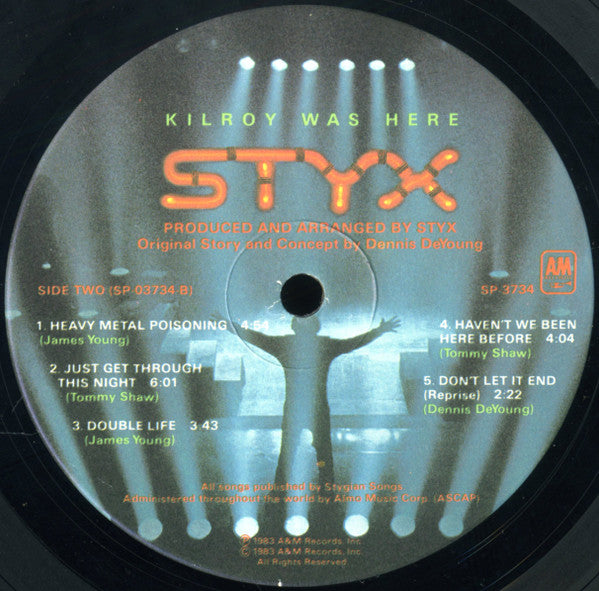 Styx : Kilroy Was Here (LP, Album, RCA)