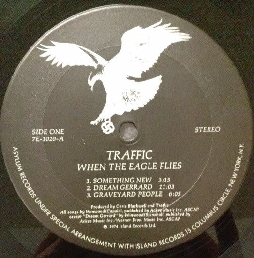 Traffic : When The Eagle Flies (LP, Album, Club, CRC)