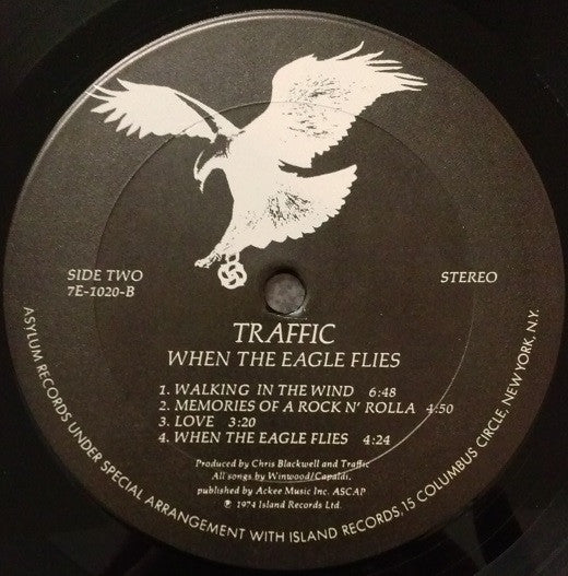 Traffic : When The Eagle Flies (LP, Album, Club, CRC)