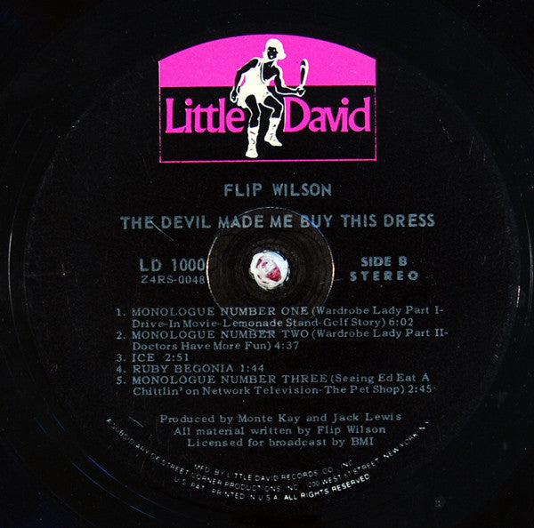 Flip Wilson : The Devil Made Me Buy This Dress (LP, Album, Roc)