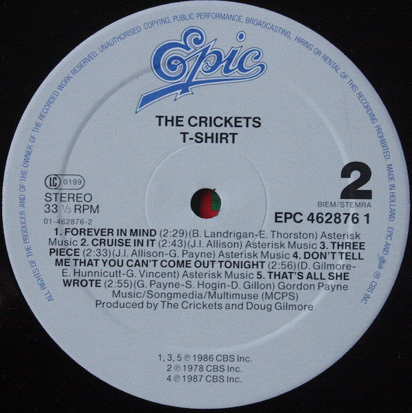 The Crickets (2) : T-Shirt (LP, Album)