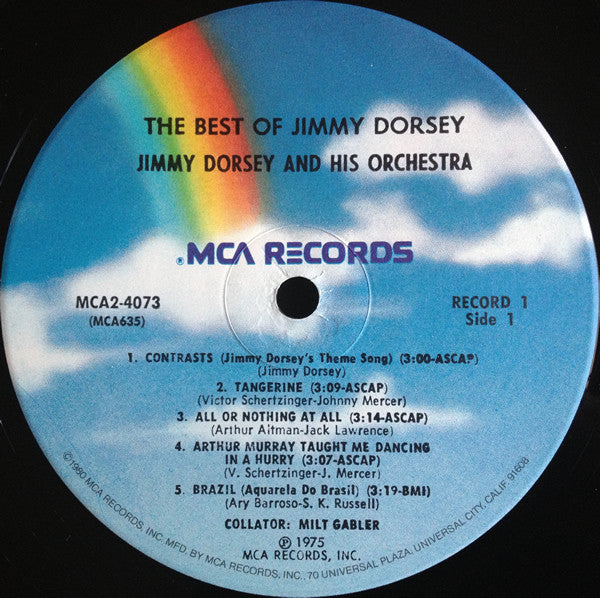 Jimmy Dorsey : The Best Of Jimmy Dorsey (2xLP, Comp)