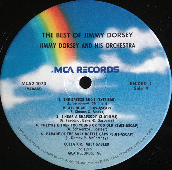 Jimmy Dorsey : The Best Of Jimmy Dorsey (2xLP, Comp)