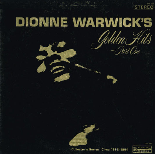Dionne Warwick : Dionne Warwick's Golden Hits - Part One (LP, Comp)