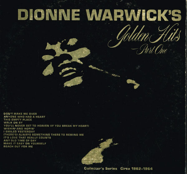Dionne Warwick : Dionne Warwick's Golden Hits - Part One (LP, Comp)