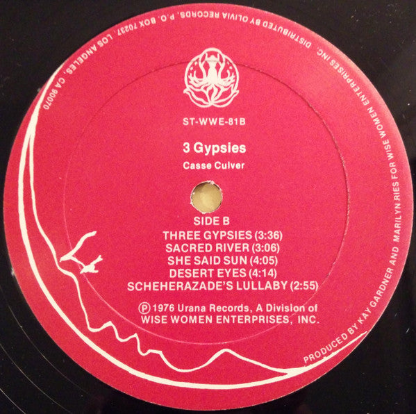 Casse Culver : 3 Gypsies (LP, Album)