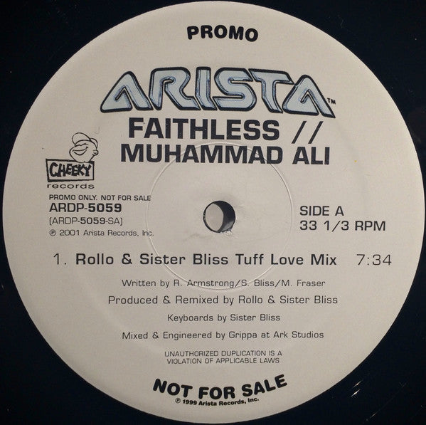Faithless : Muhammad Ali (12", Promo)