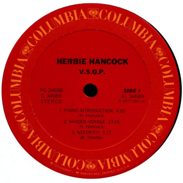Herbie Hancock : V.S.O.P. (2xLP, Album, Ter)