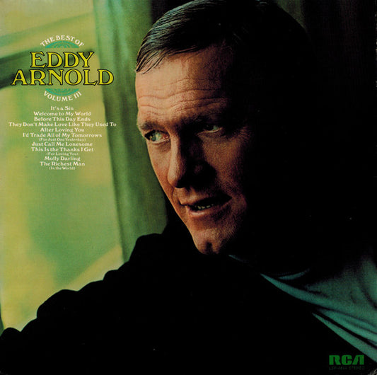 Eddy Arnold : The Best Of Eddy Arnold Volume III (LP, Comp)