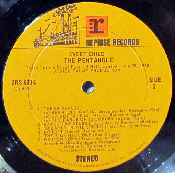 Pentangle : Sweet Child (2xLP, Album, RE, Ter)