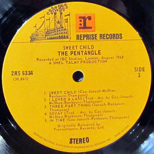 Pentangle : Sweet Child (2xLP, Album, RE, Ter)