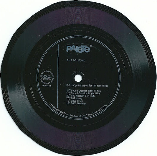 Bill Bruford : Paiste (Modern Drummer May 1984) (Flexi, 6", Shape, S/Sided)