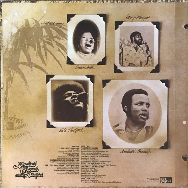 Andraé Crouch And The Disciples* : Take Me Back (LP, Album, Res)