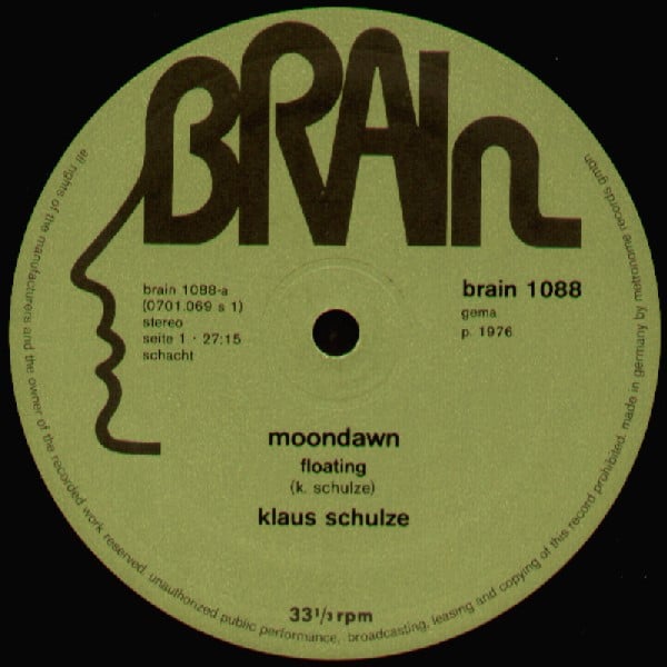 Klaus Schulze : Moondawn (LP, Album)