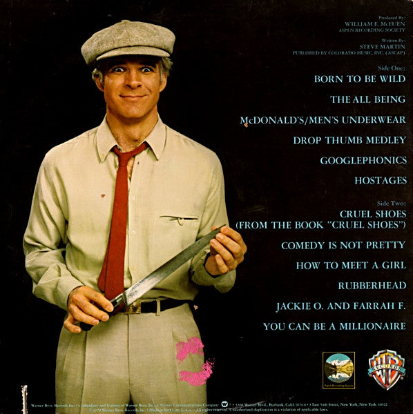 Steve Martin (2) : Comedy Is Not Pretty (LP, Album, Spe)