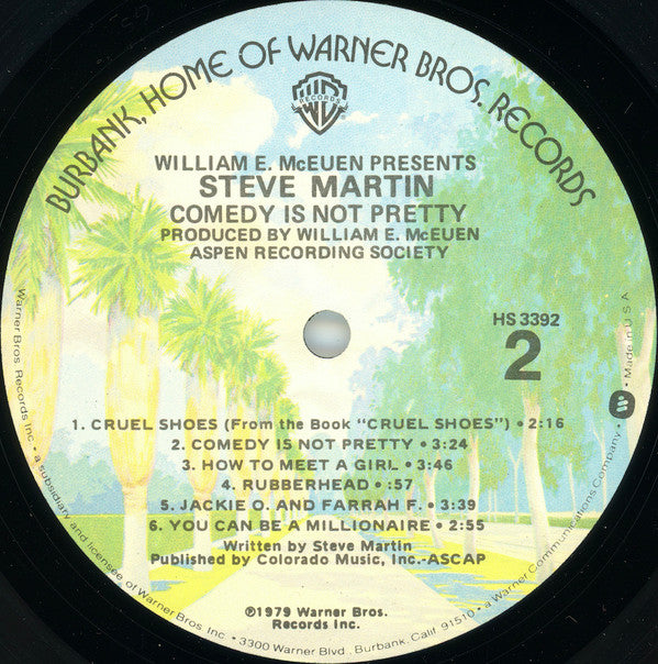 Steve Martin (2) : Comedy Is Not Pretty (LP, Album, Spe)