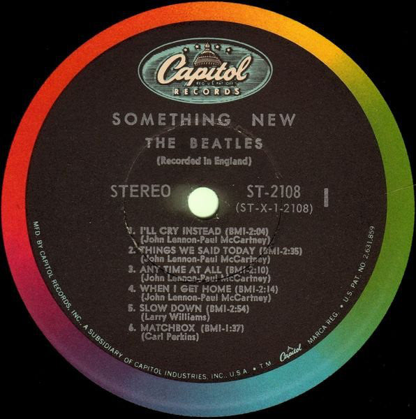 The Beatles : Something New (LP, Album, RE)