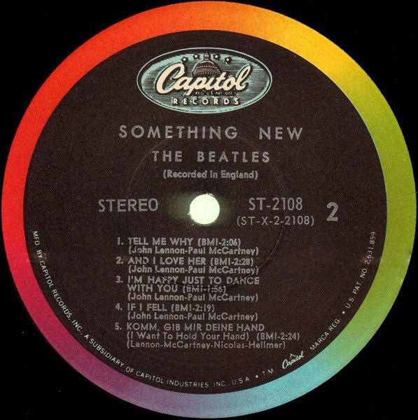 The Beatles : Something New (LP, Album, RE)