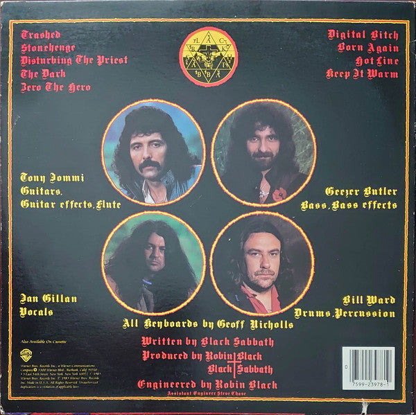 Black Sabbath : Born Again (LP, Album, SRC)