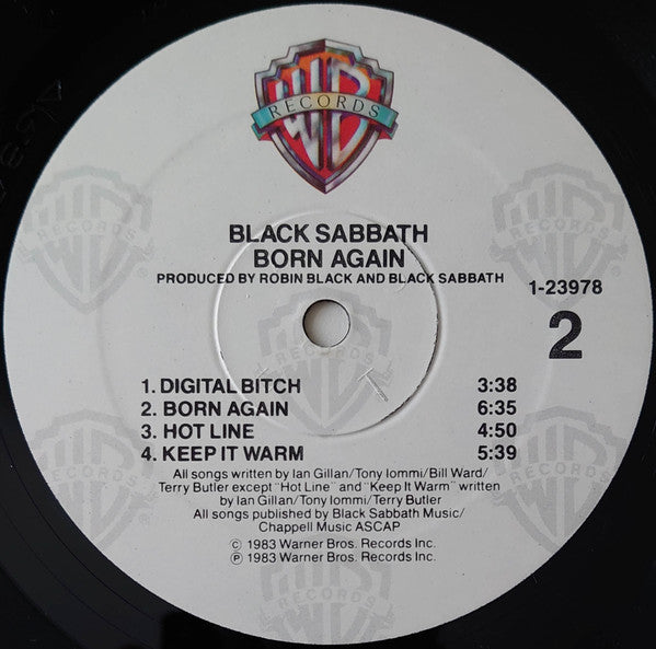 Black Sabbath : Born Again (LP, Album, SRC)