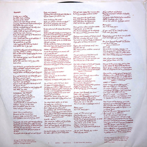 Black Sabbath : Born Again (LP, Album, SRC)