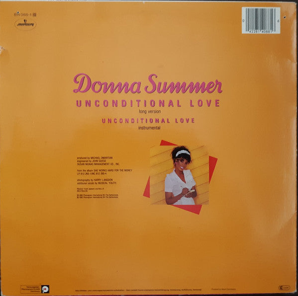 Donna Summer : Unconditional Love (Long Version) (12", Maxi)